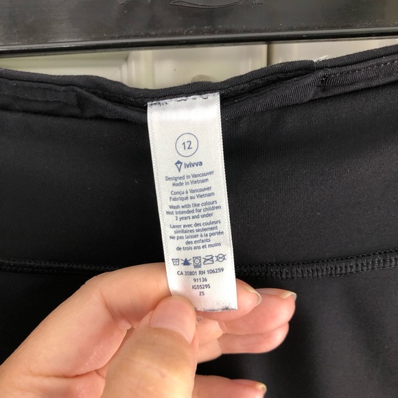 Ivivva by Lululemon mesh accent girl’s leggings - Picture 8 of 9